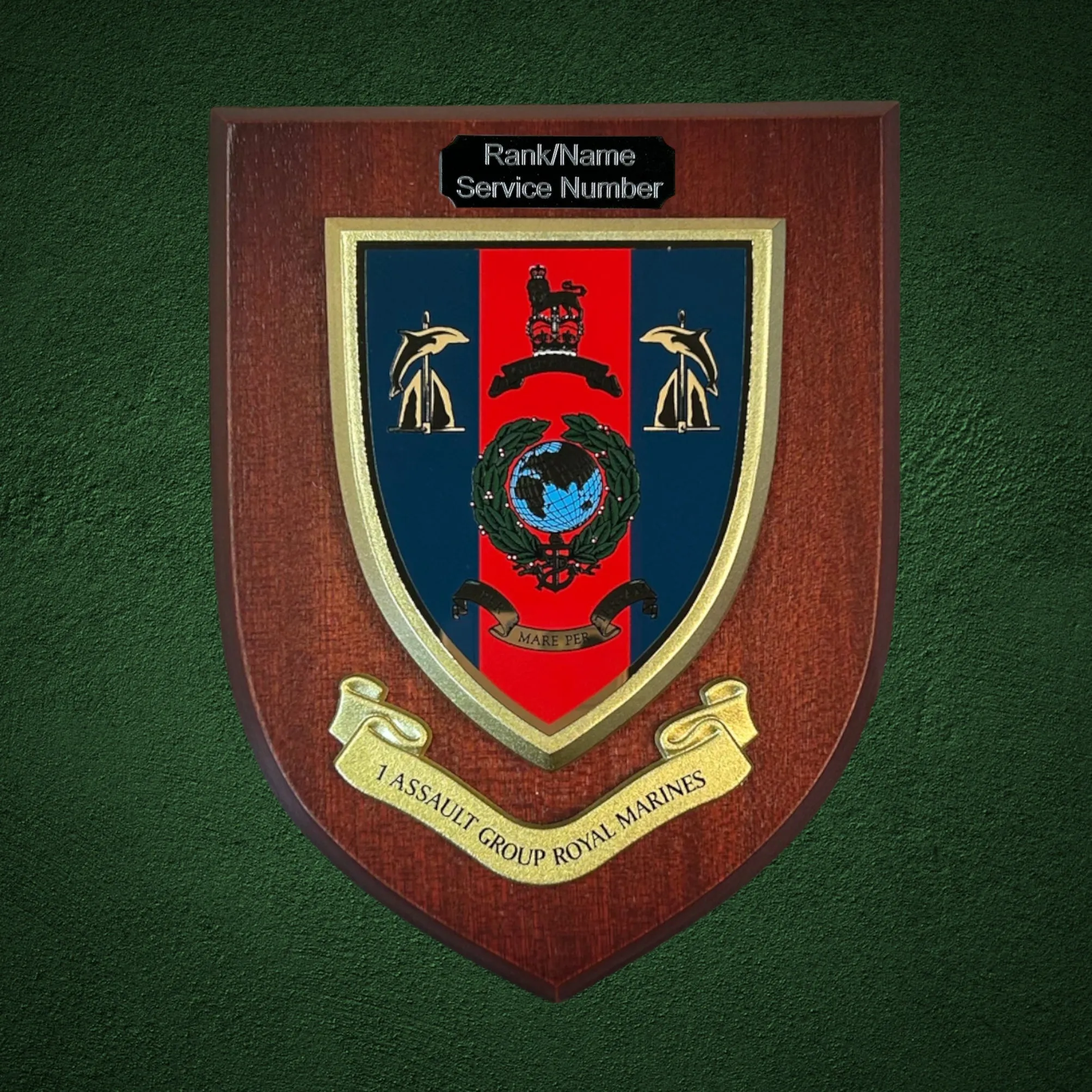 1 Assault Group Plaque