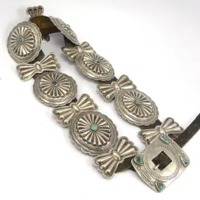 1950s Bisbee Turquoise Concha Belt