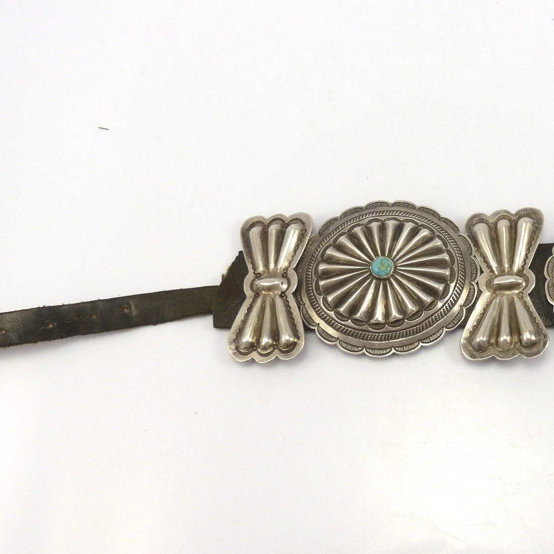 1950s Bisbee Turquoise Concha Belt