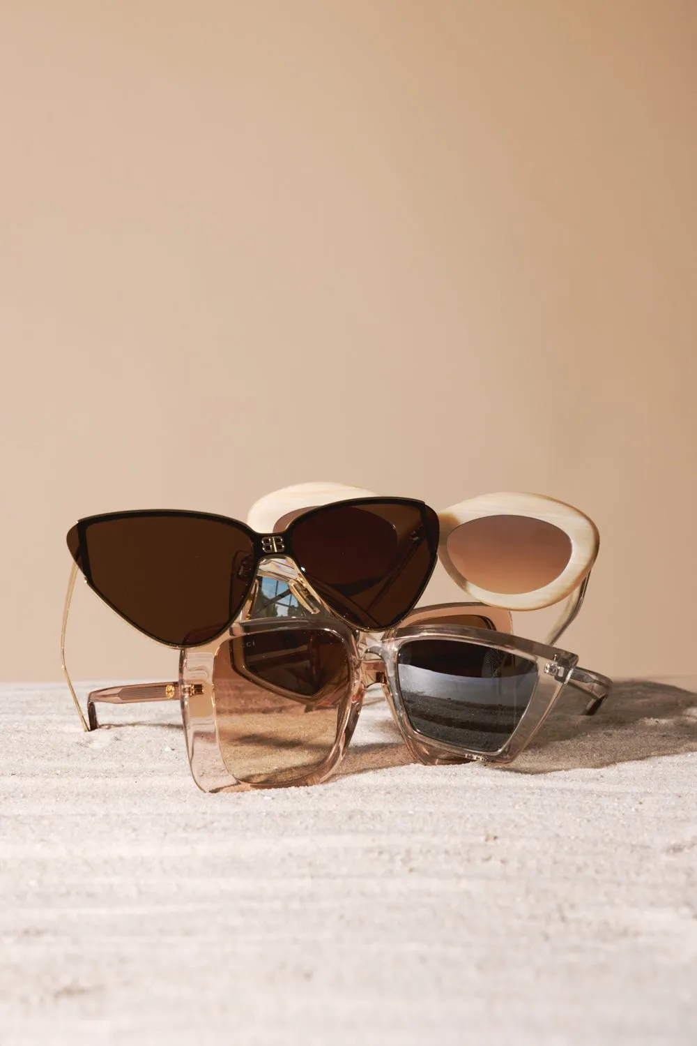 1968C Sunglasses - Beige Tan