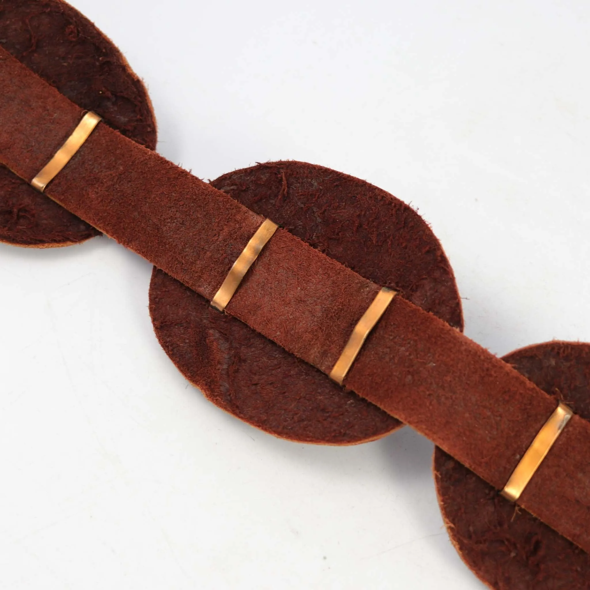 1990s Coral Concha Belt