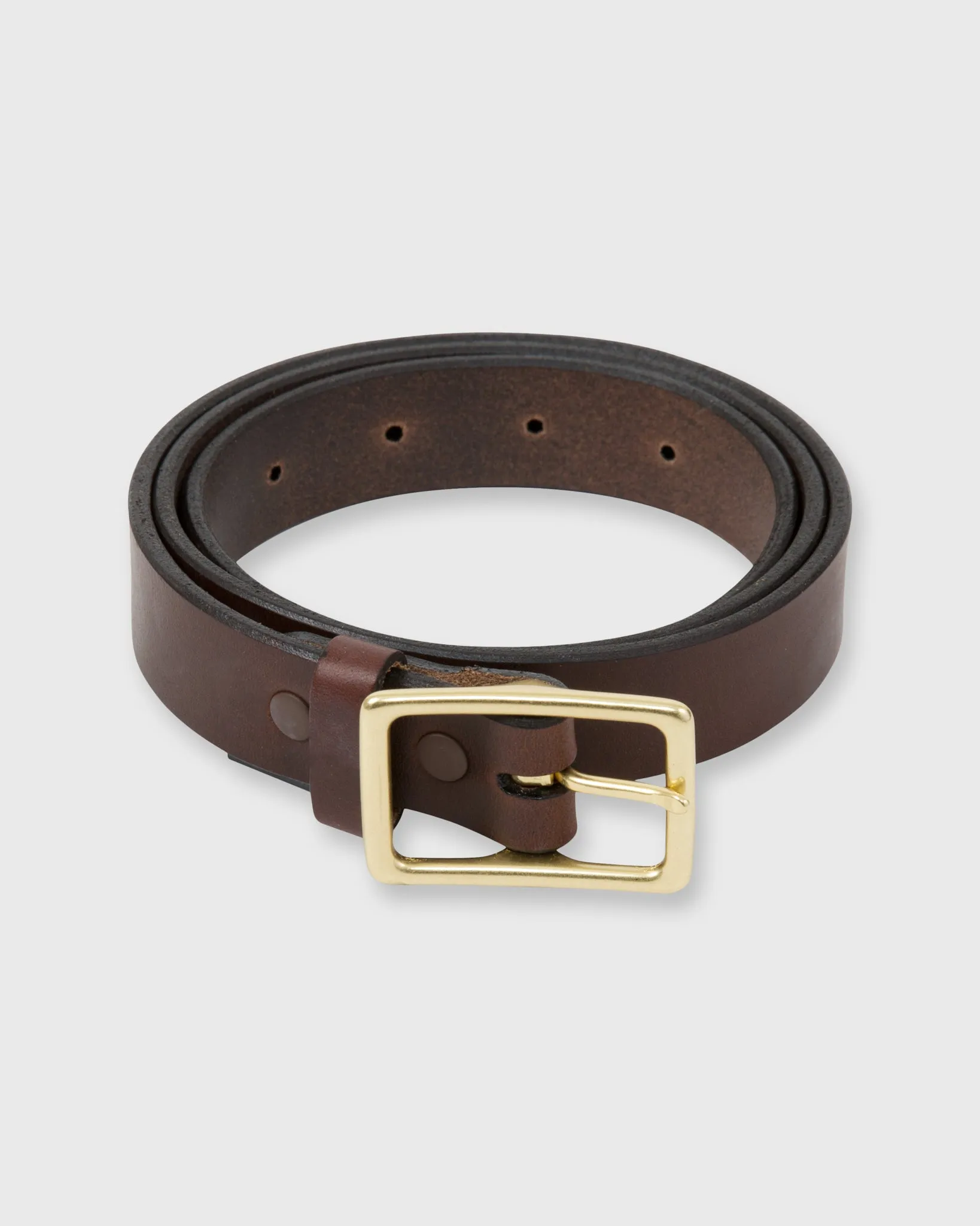 1" Belt in Chocolate Oil Pull-Up