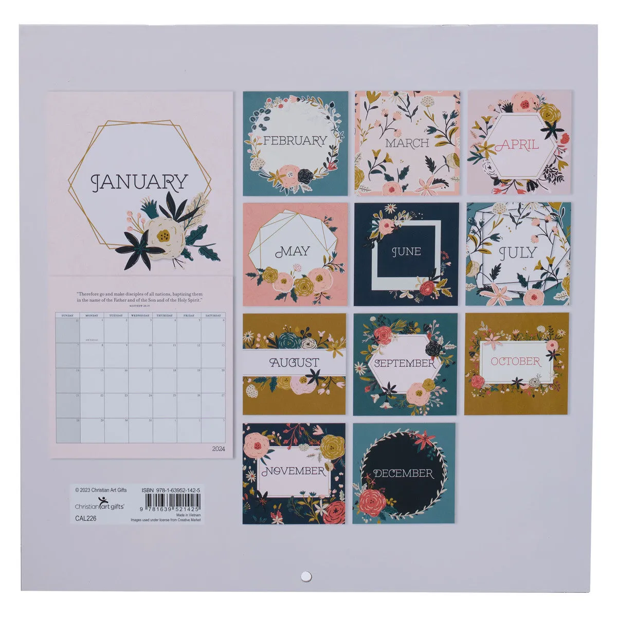 2024 Walk by Faith Wall Calendar CAL226