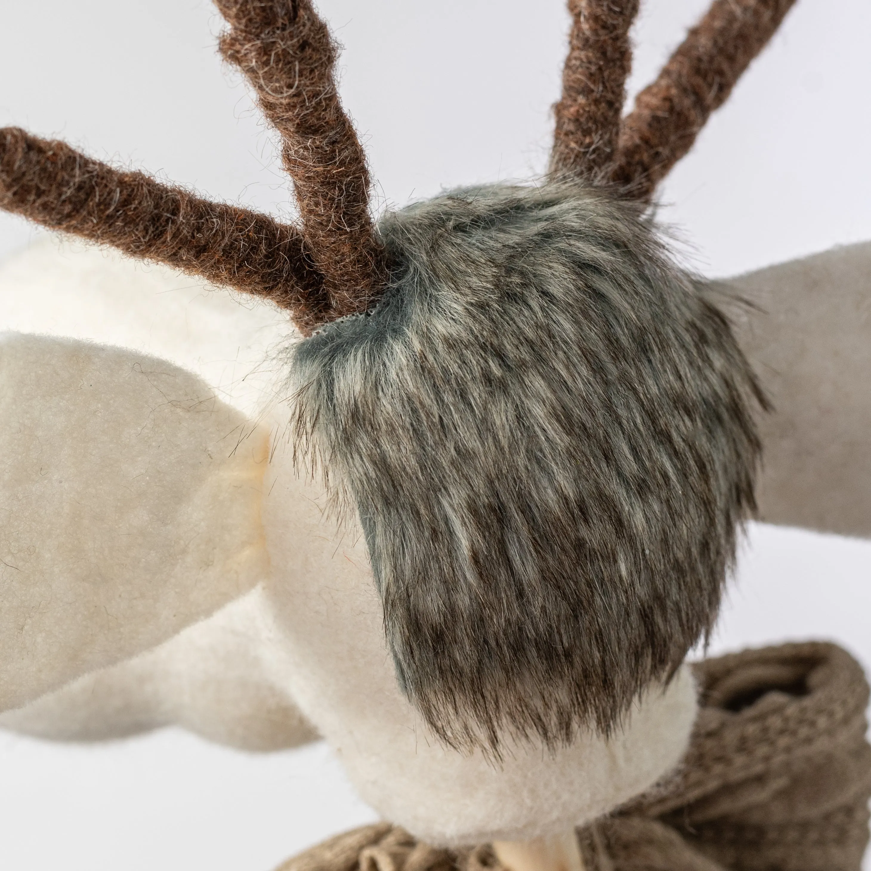 32" Felted Moose Head Tree Topper