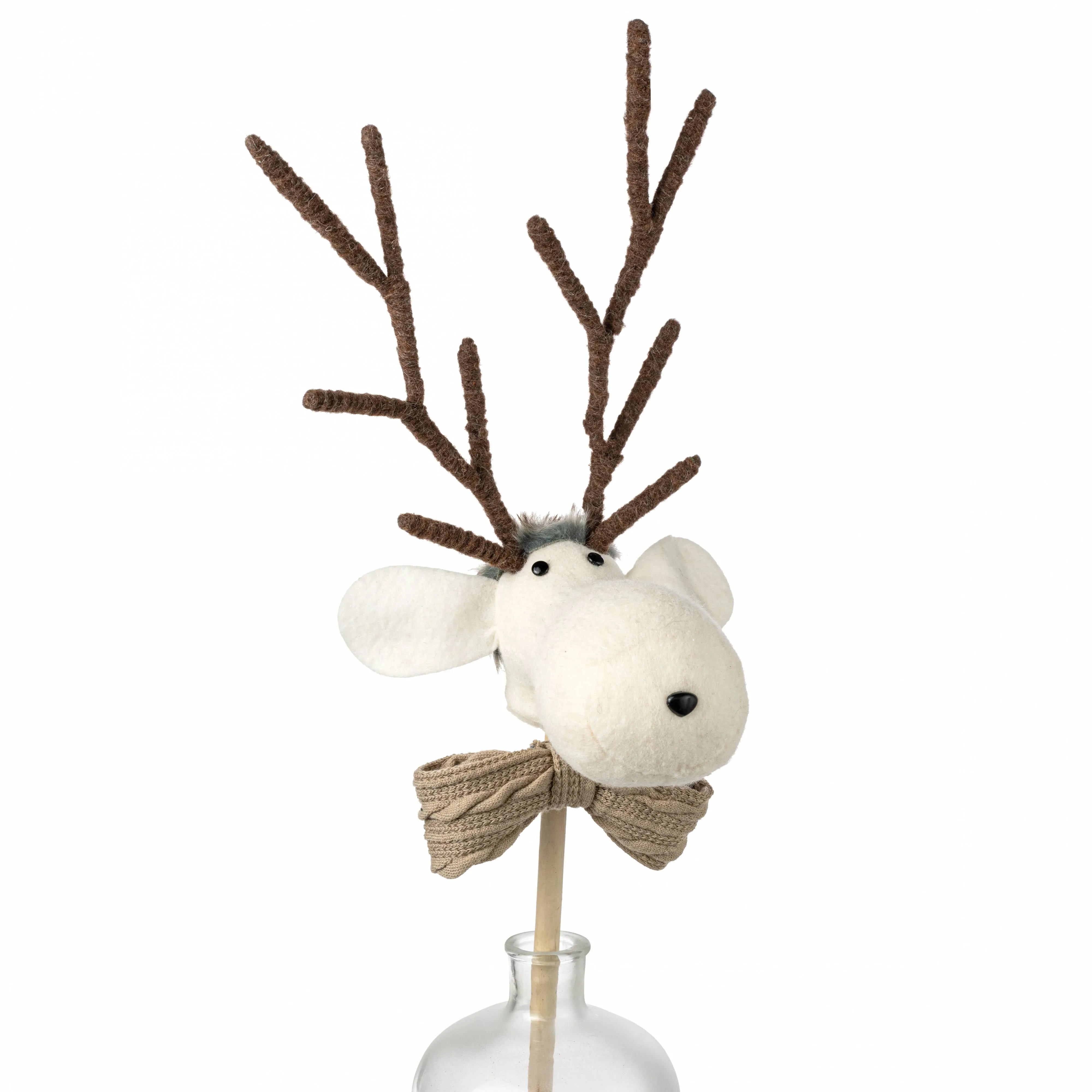32" Felted Moose Head Tree Topper