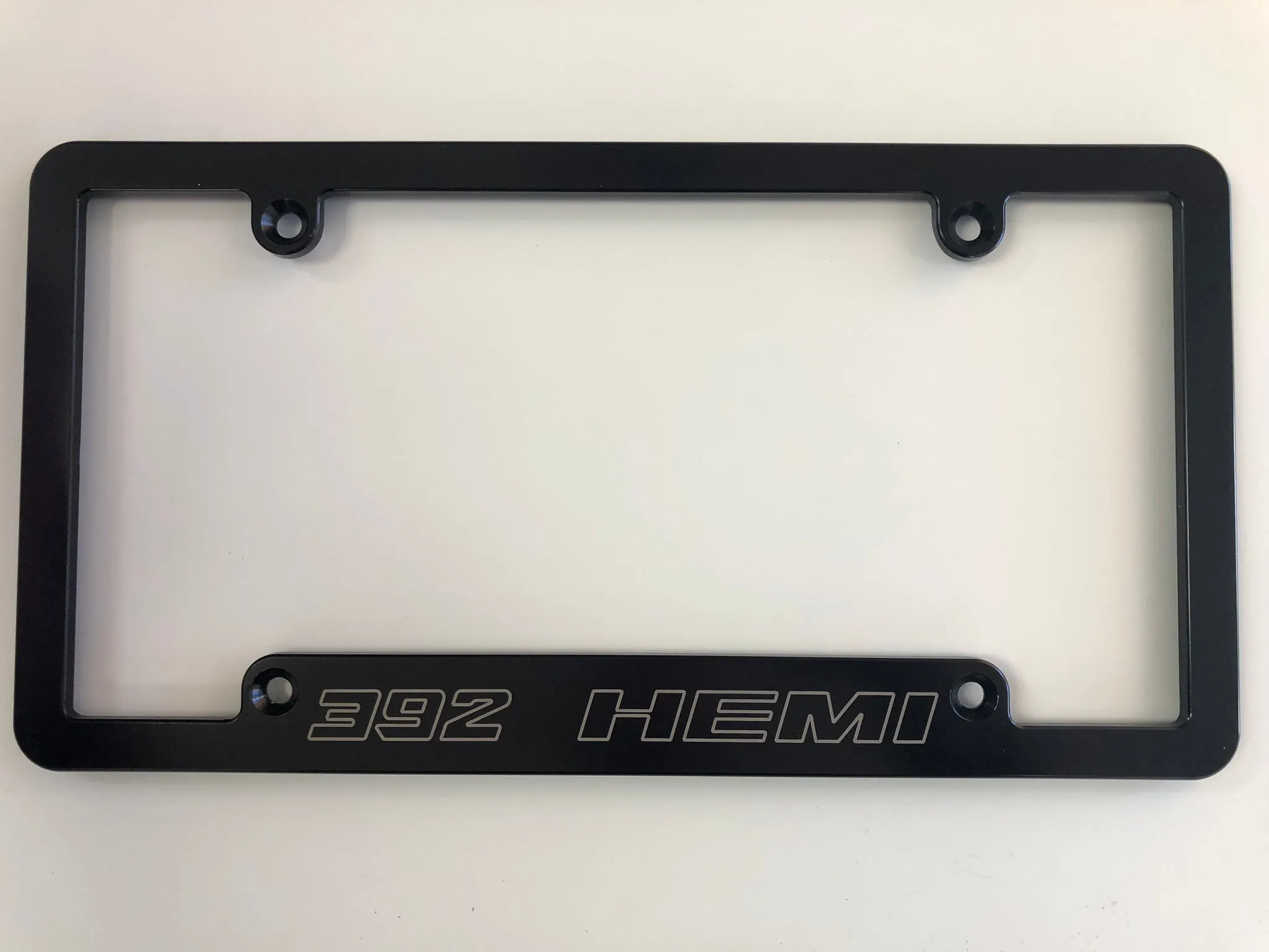 392 Hemi Aluminum License Plate Frame