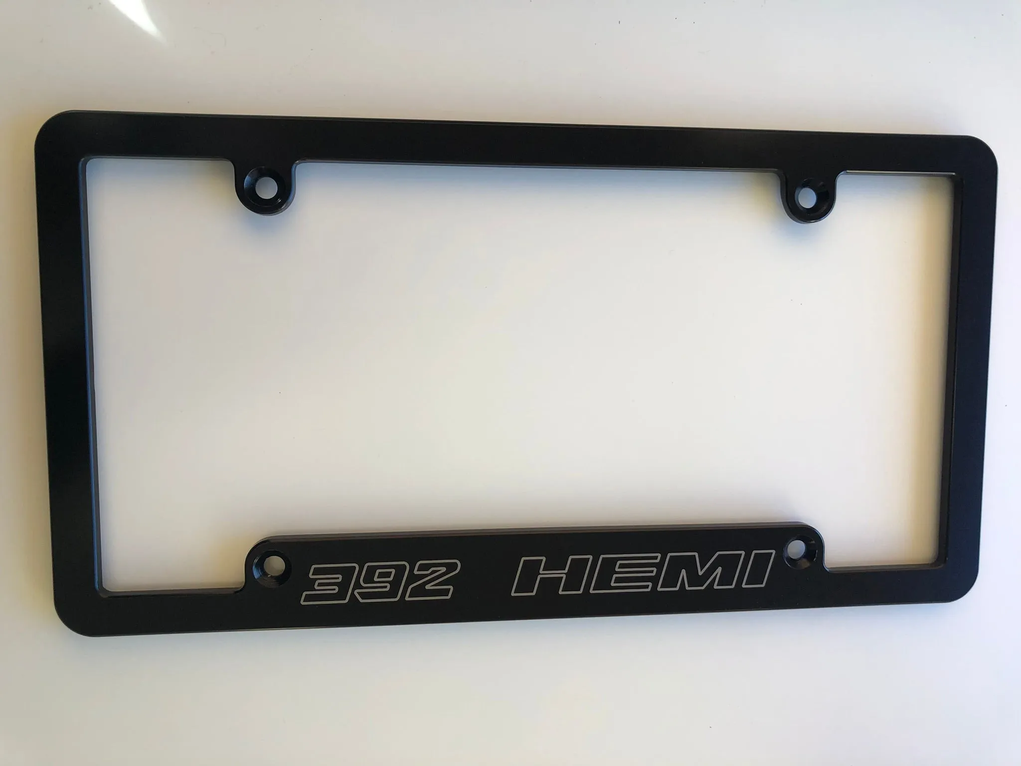 392 Hemi Aluminum License Plate Frame