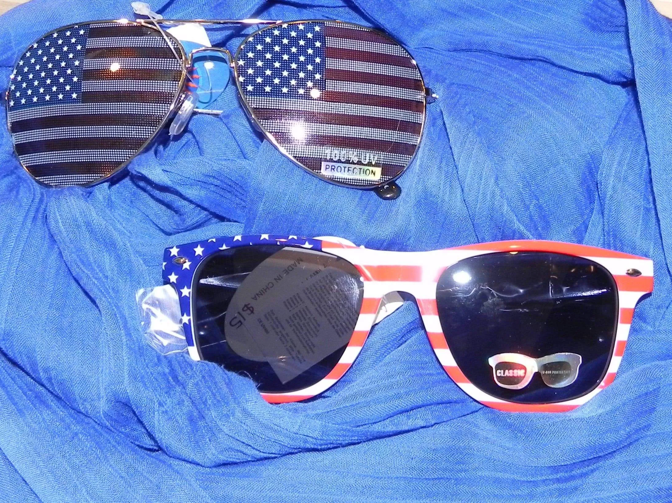 4th Of July Aviator Sunglasses