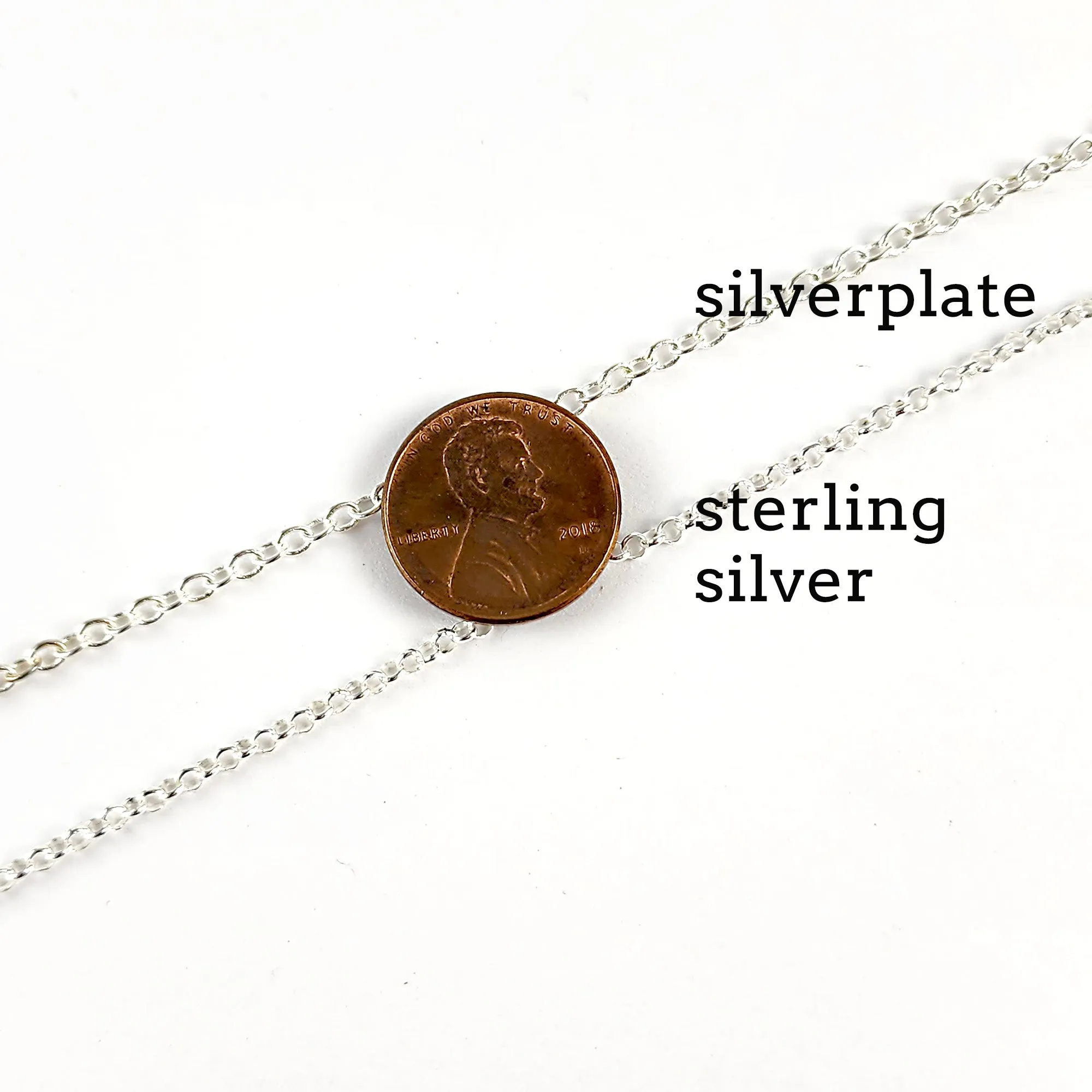 90% Silver Custom Engraved Quarter Narrow Band Punch Out Jewelry - Necklace, Bracelet or Stacking Ring