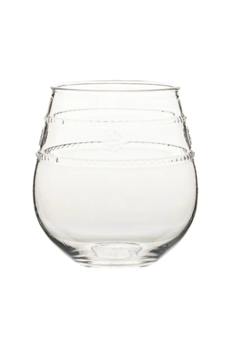 Acrylic Isabella Stemless Wine Glass