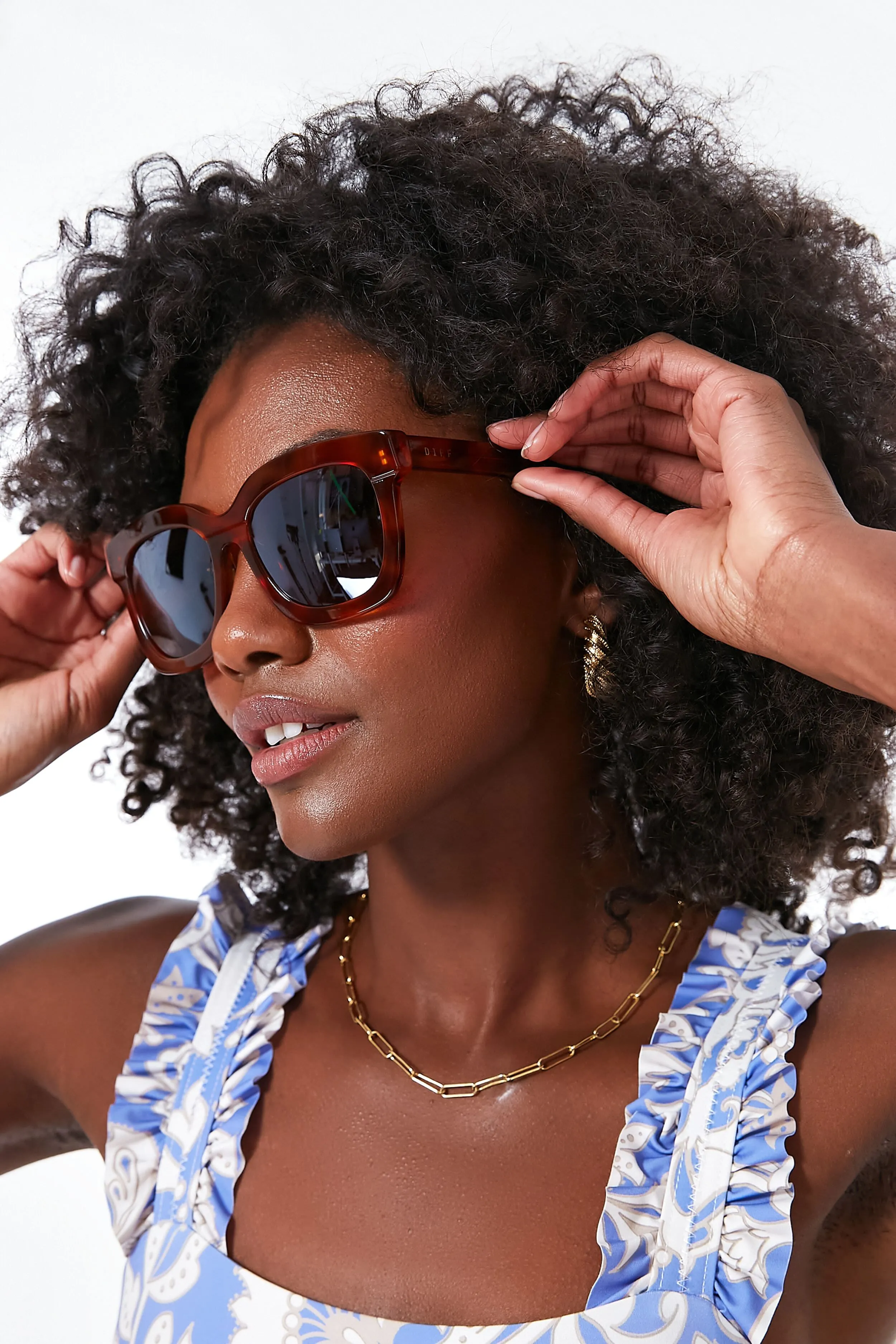 Andes Tortoise Brown Carson Sunglasses