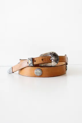 Animal Medallion Western Belt