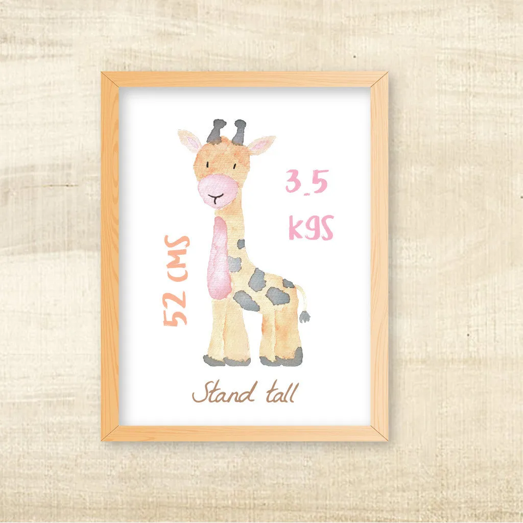 Animal Themed Wall Art, Pink