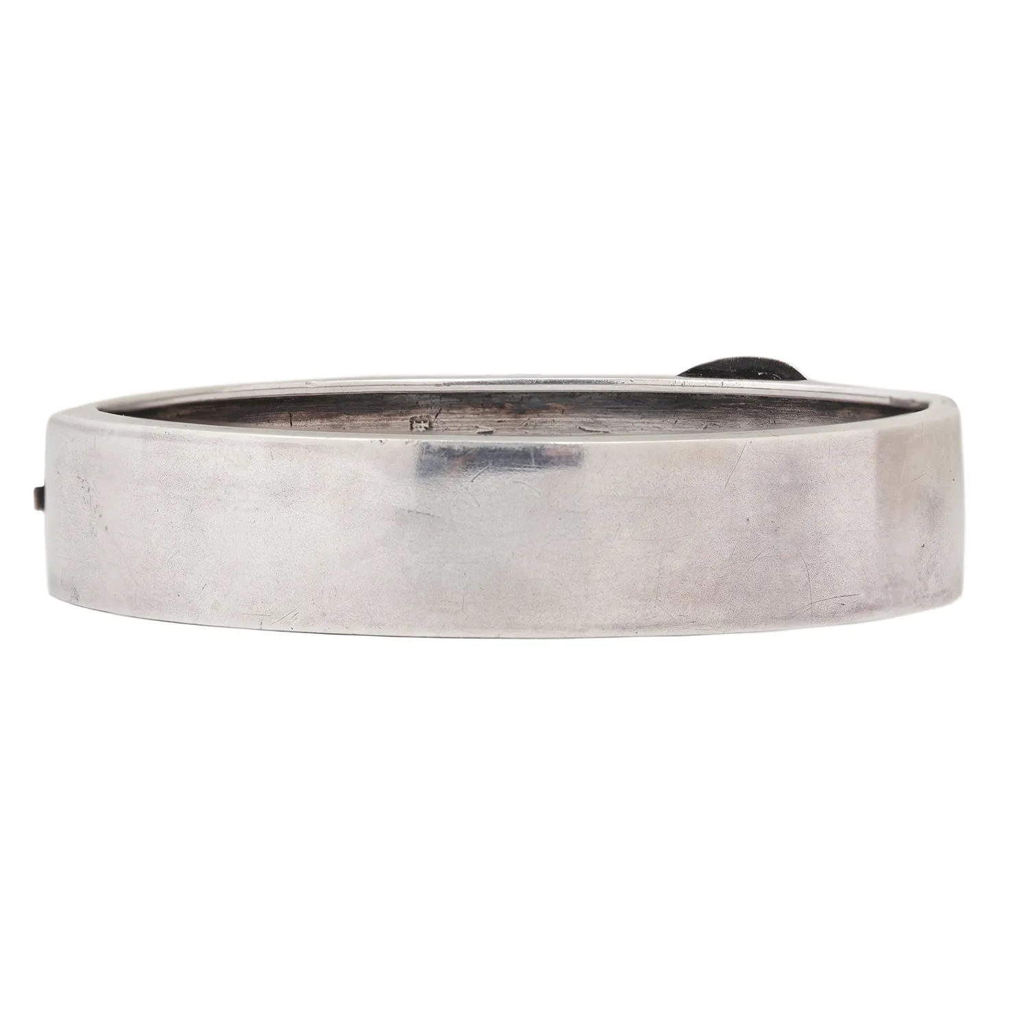 Antique Silver Belt Buckle Bangle
