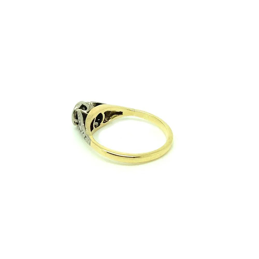 Antique Victorian Diamond 18ct Gold Engagement Ring