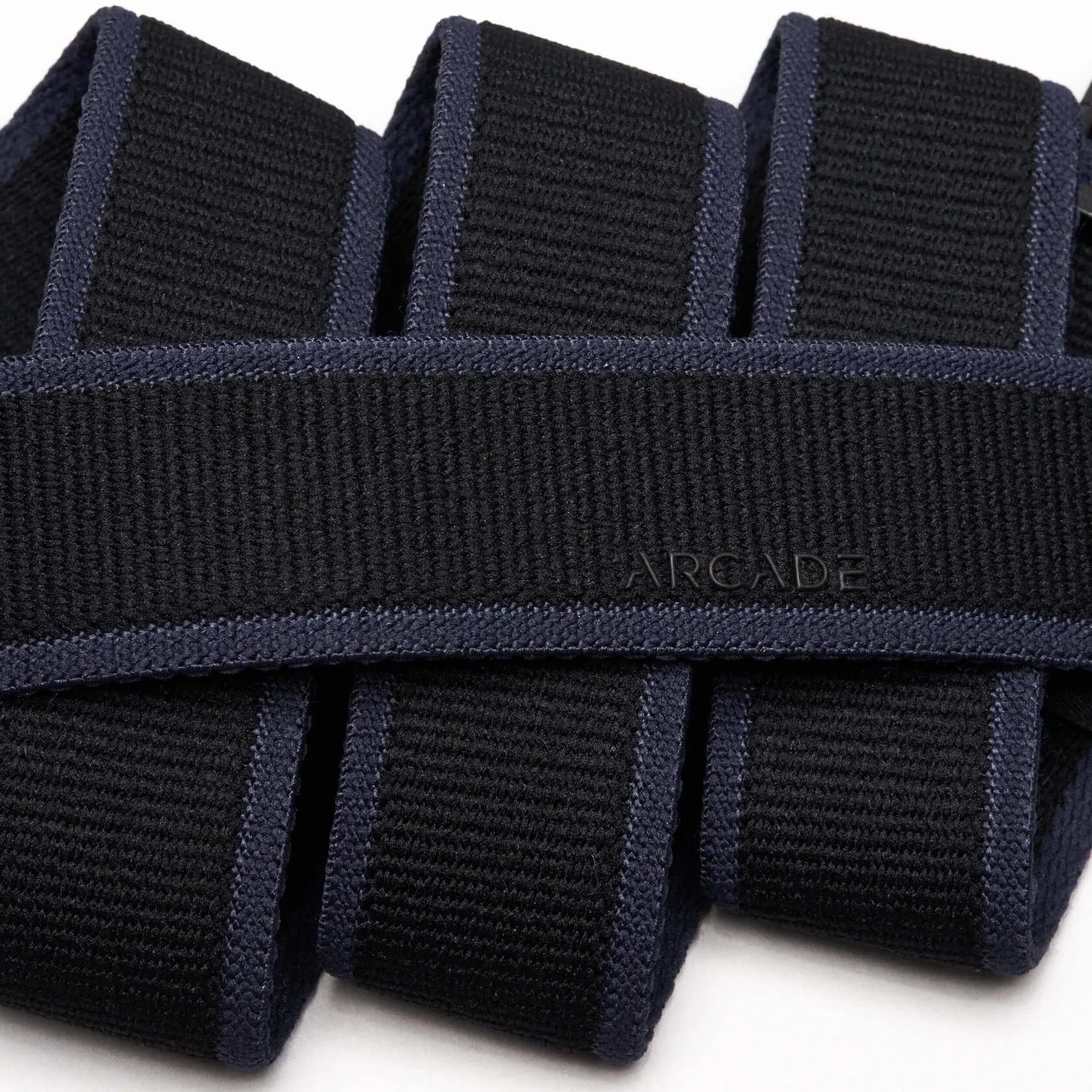 ARCADE Carto Slim Stretch Belt Black/Navy