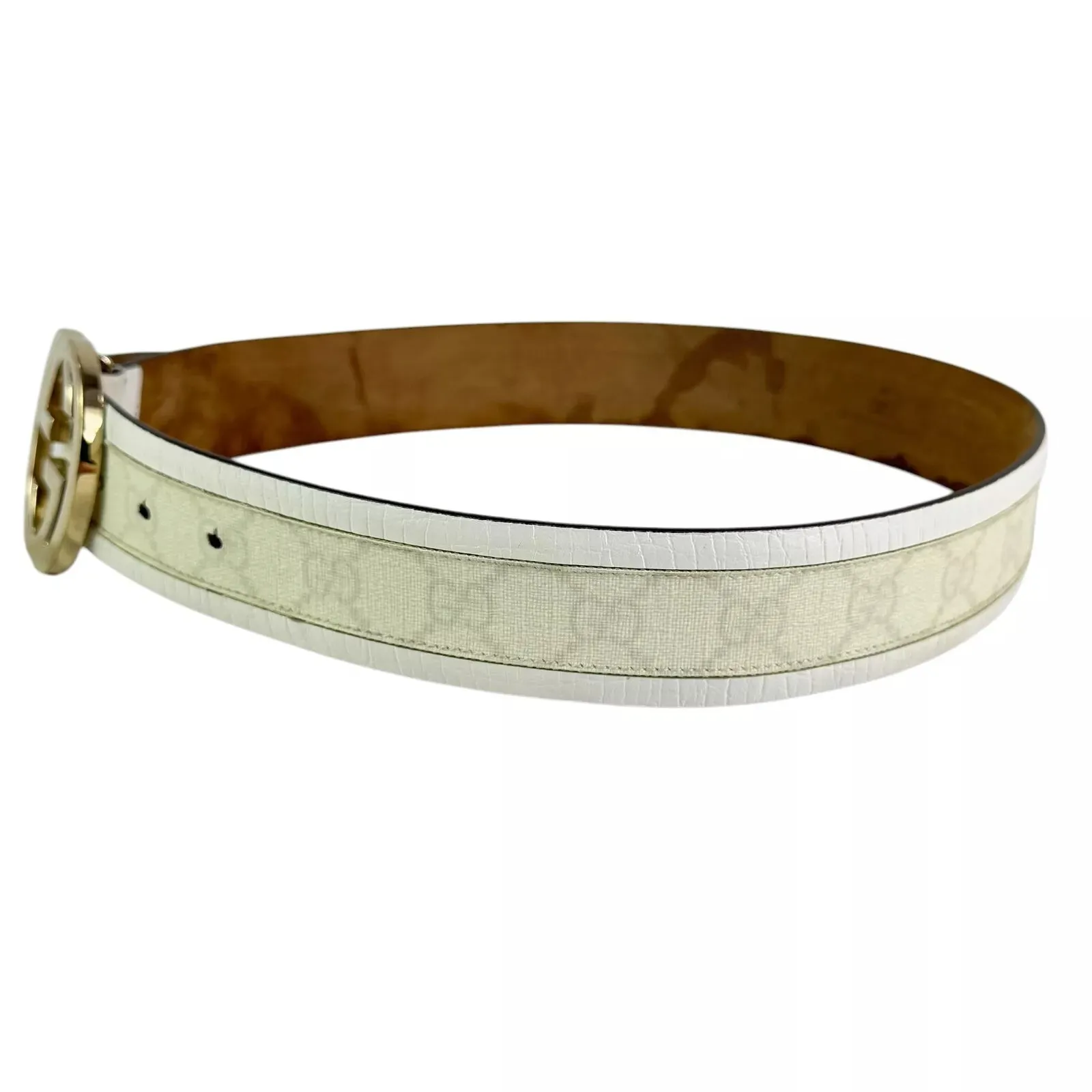 Authentic Monogram Gucci Belt Size 130 cm