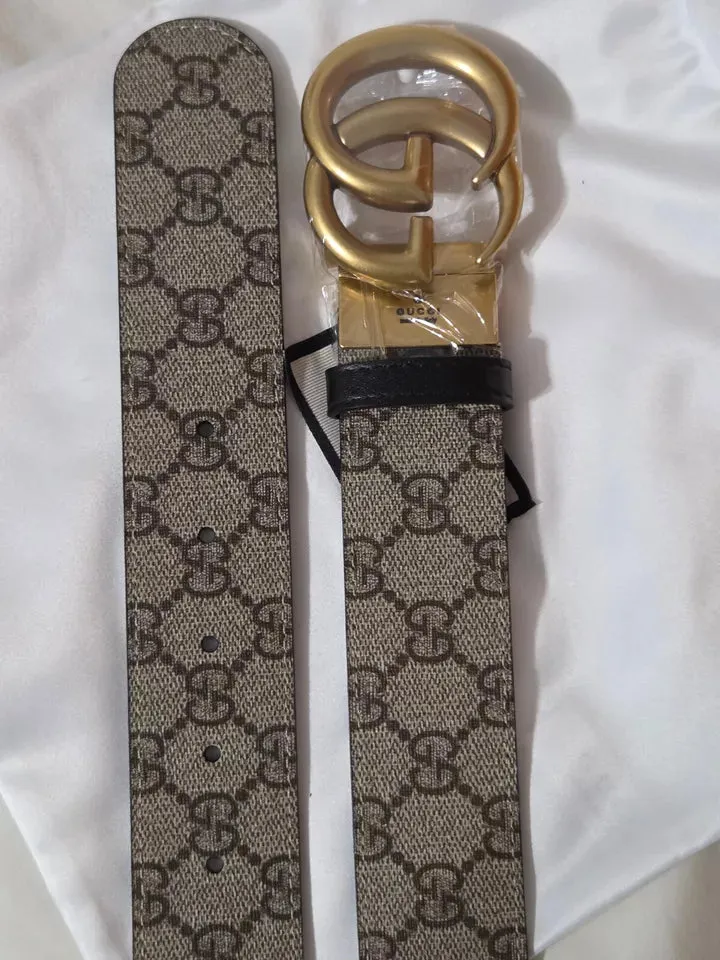 Authentic Monogram Gucci Belt Size 130 cm