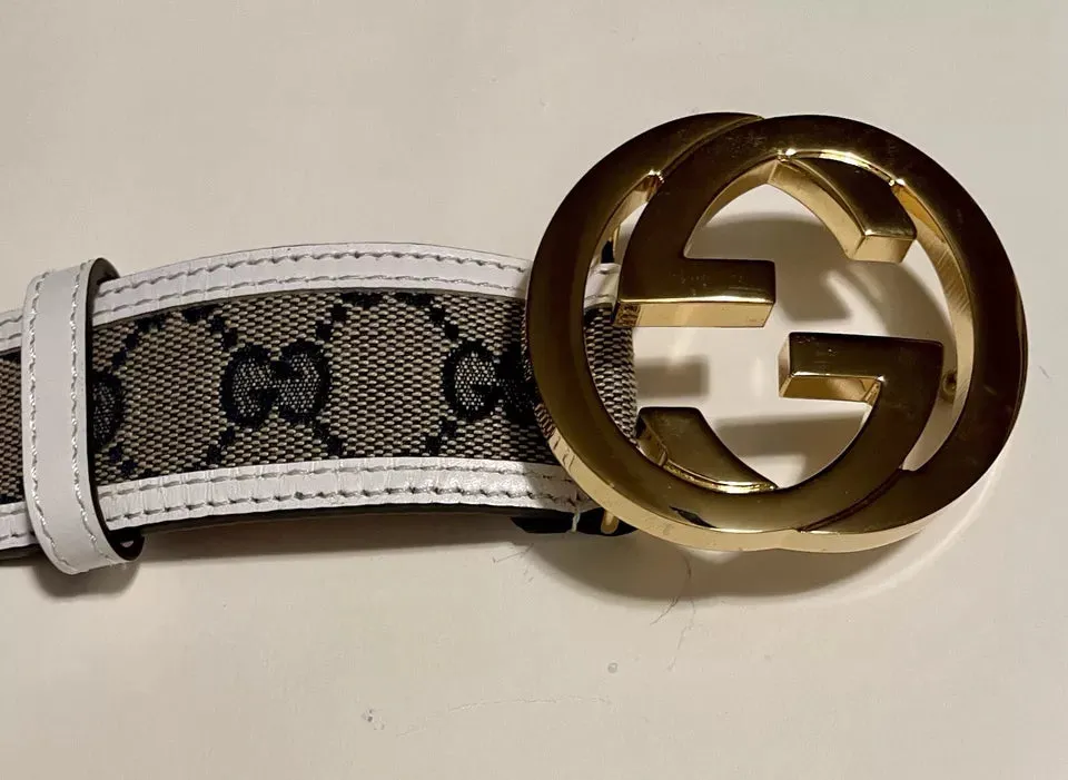 Authentic Monogram Gucci Belt Size 130 cm