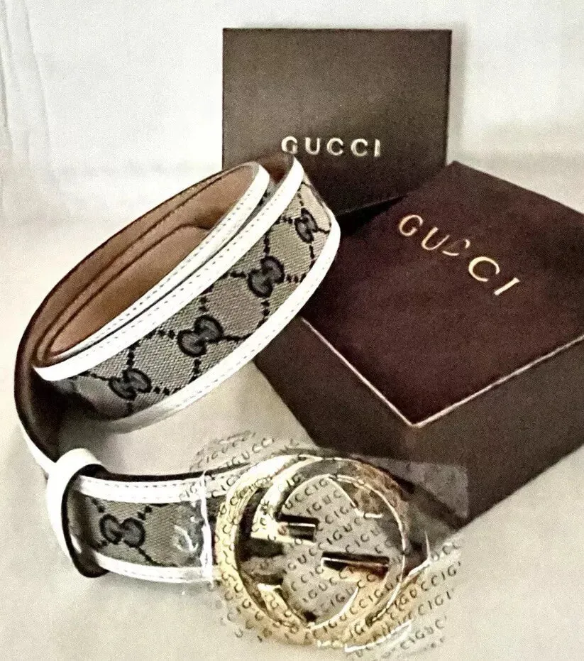 Authentic Monogram Gucci Belt Size 130 cm
