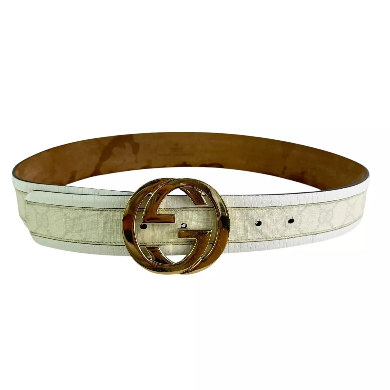 Authentic Monogram Gucci Belt Size 130 cm