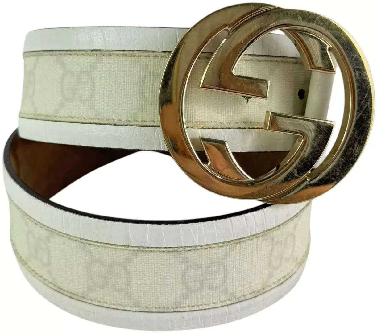 Authentic Monogram Gucci Belt Size 130 cm