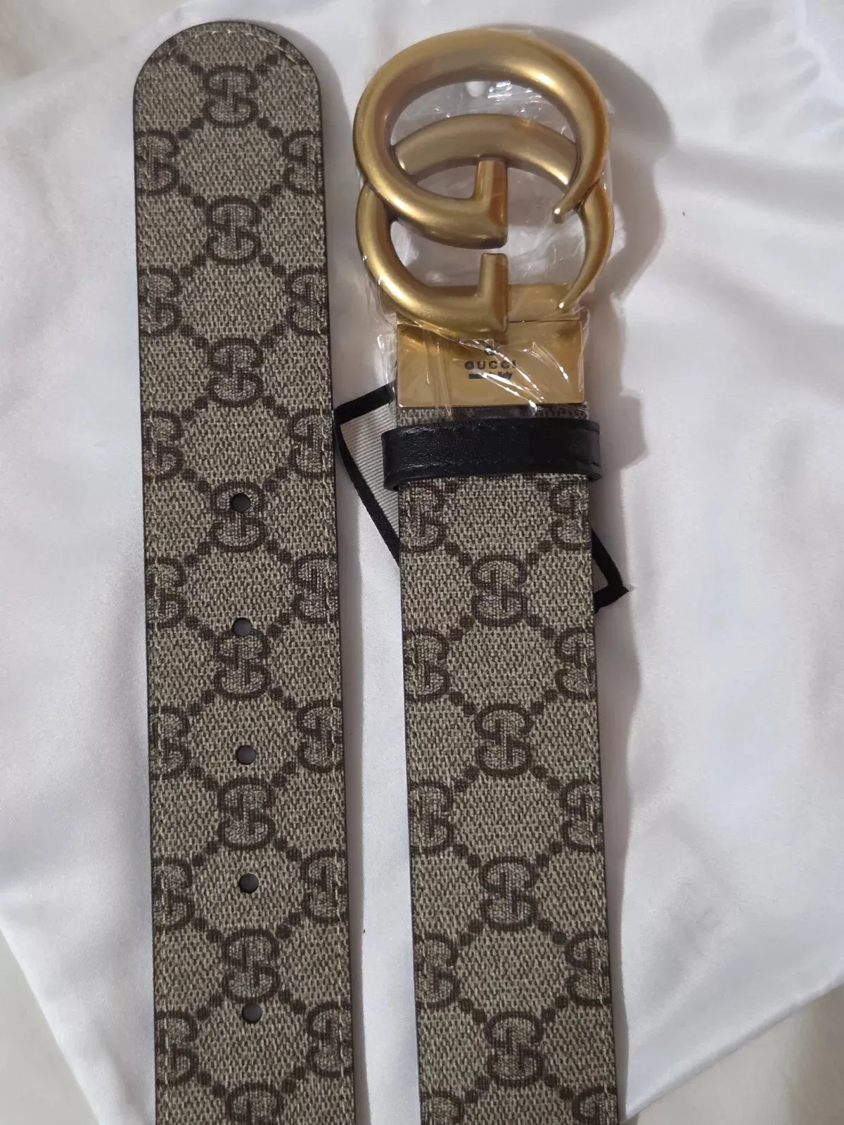 Authentic Monogram Gucci Belt Size 130 cm