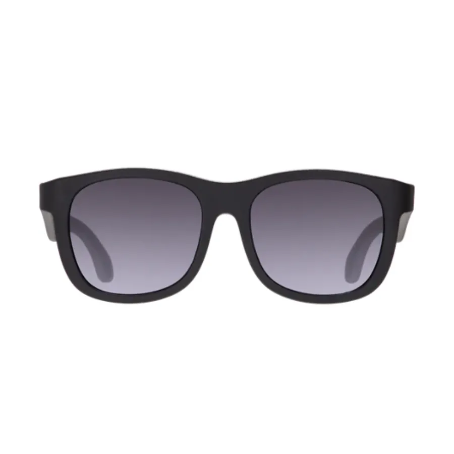 Babiators Original Navigators Smoke Lens Sunglasses Junior 0-2 Yr O-NAV001-S - Jet Black