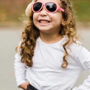 Babiators Original Two Tone Sunglasses Classic 3-5 Yr BAB 206 - Trickled Pink