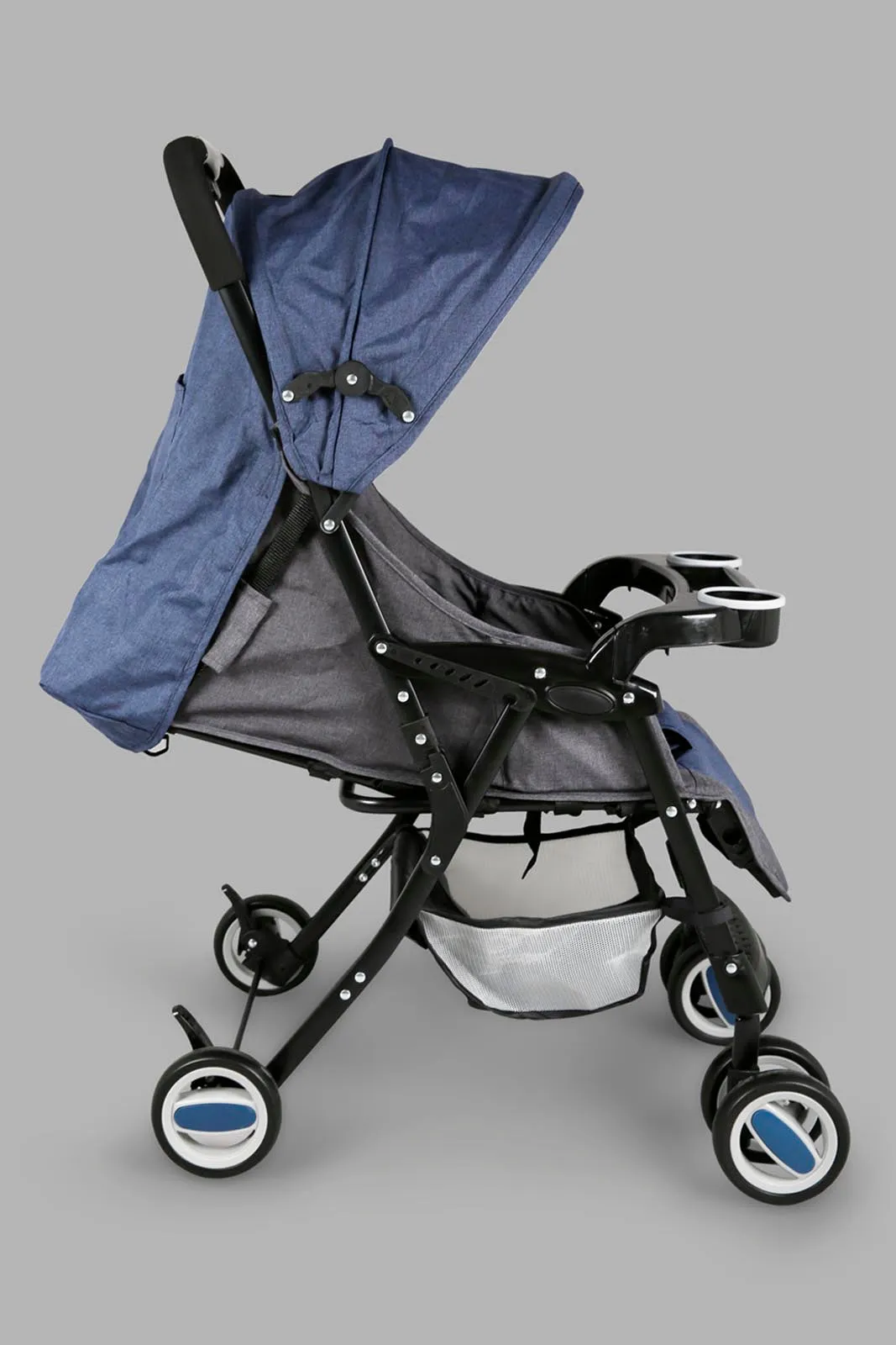 Baby Blue Stroller Dual Tone