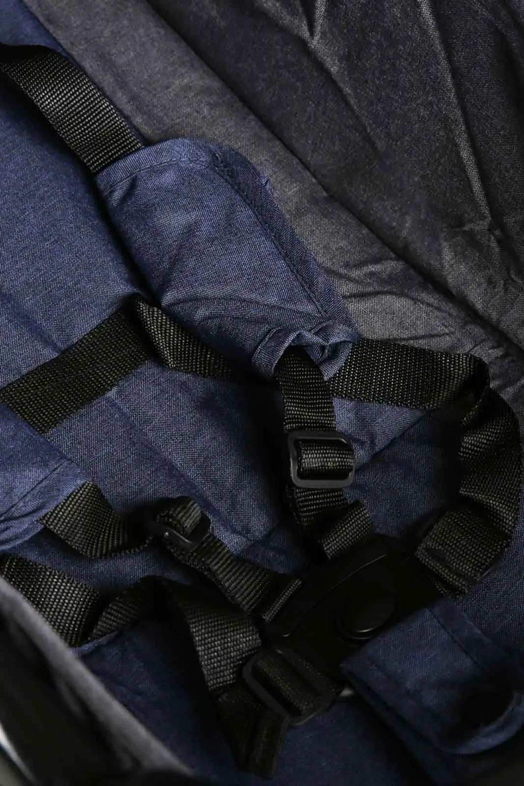 Baby Blue Stroller Dual Tone
