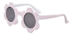Baby Sunnies Daisy - White/Red Spot (0-18 months)