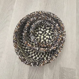 Beaded Kiondo Baskets  Sisal Basket Set of 3 - Kalere