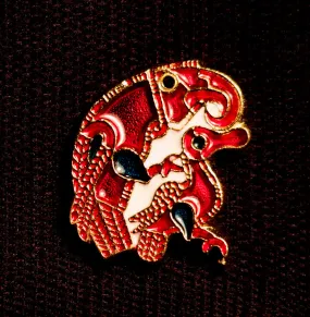 Bird purse mount - Facing right, Sutton Hoo S-25
