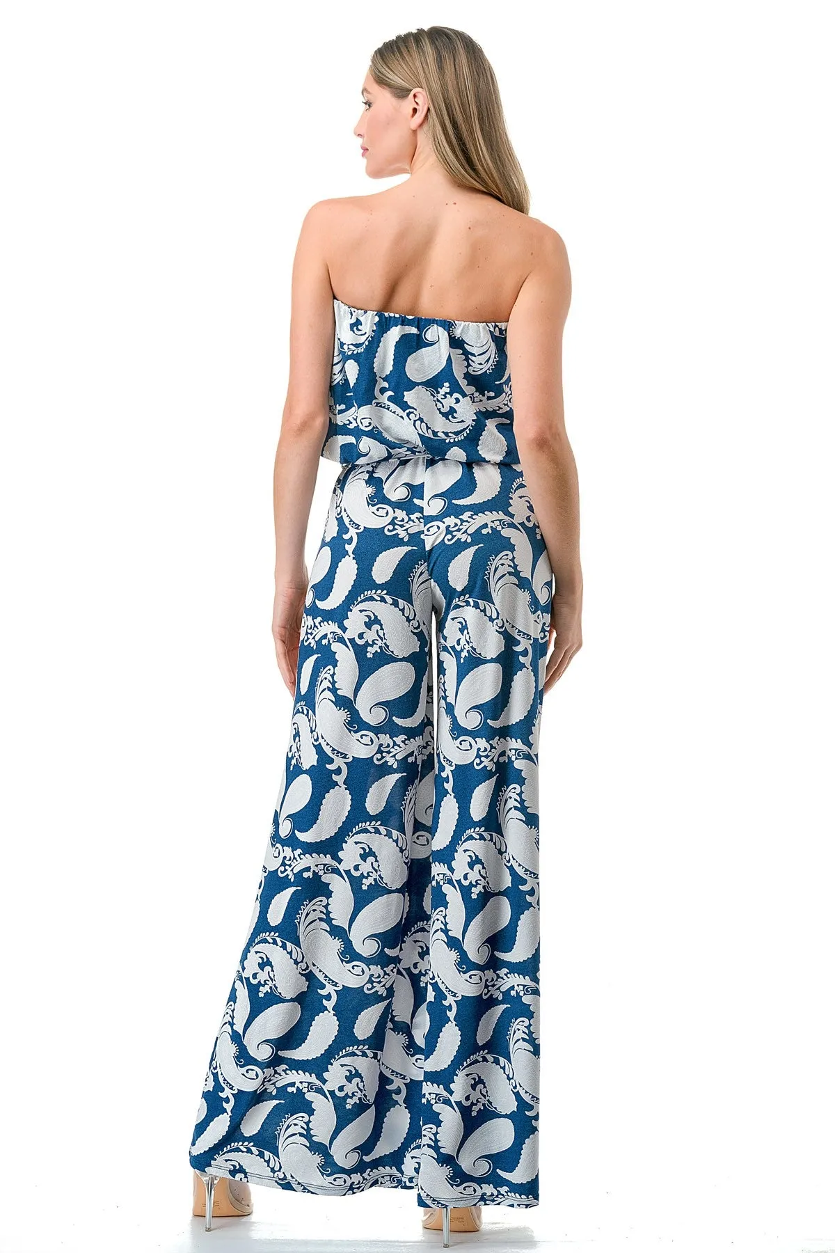 Blue Swirl Jumpsuit