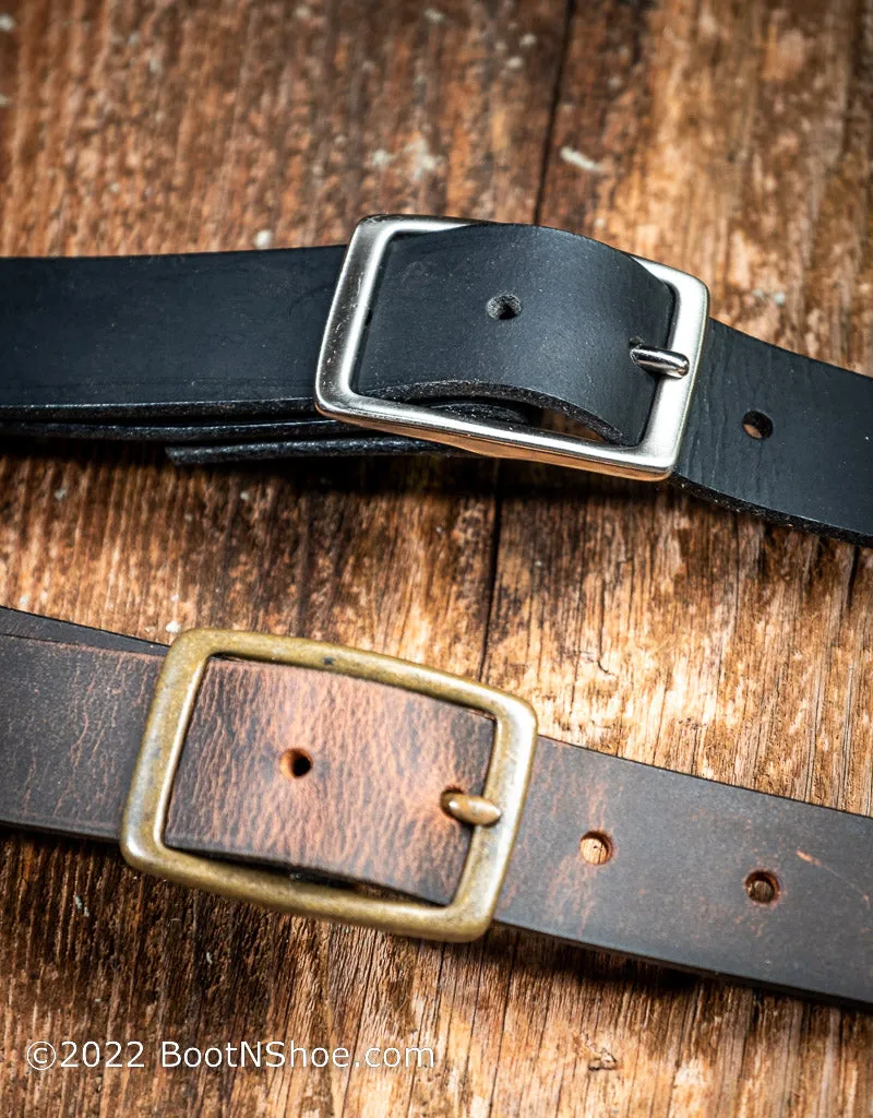 Boyer's Handmade Black 1 1/4" Belt