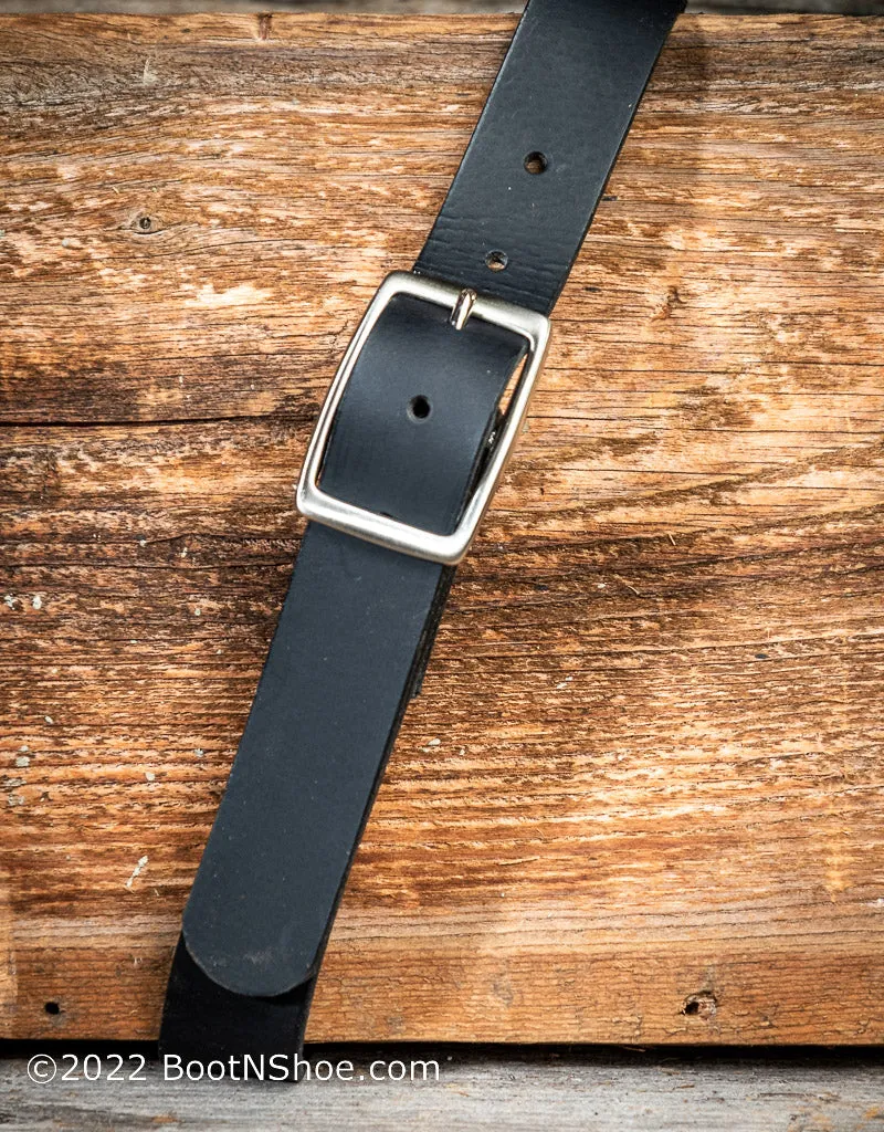 Boyer's Handmade Black 1 1/4" Belt