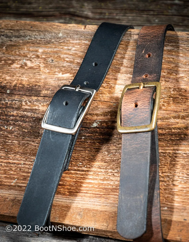 Boyer's Handmade Black 1 1/4" Belt