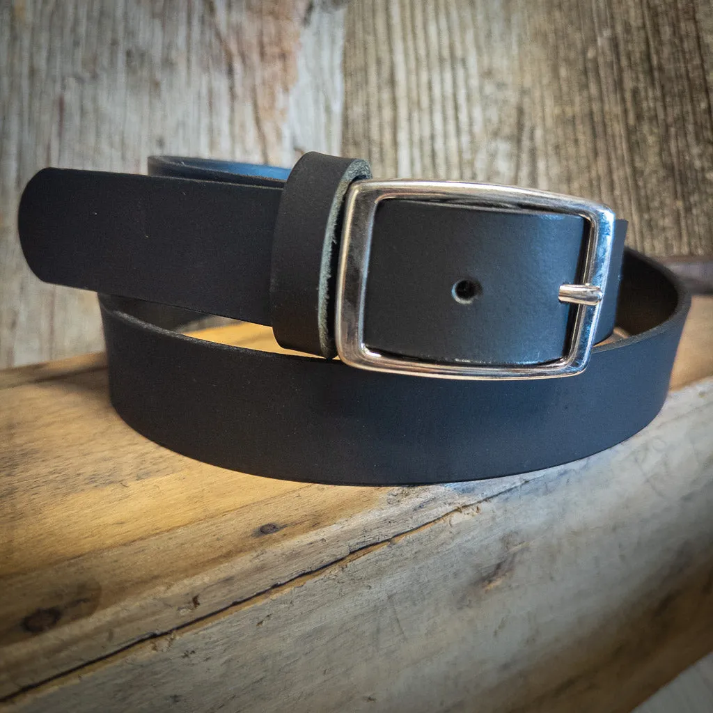 Boyer's Handmade Black 1 1/4" Belt