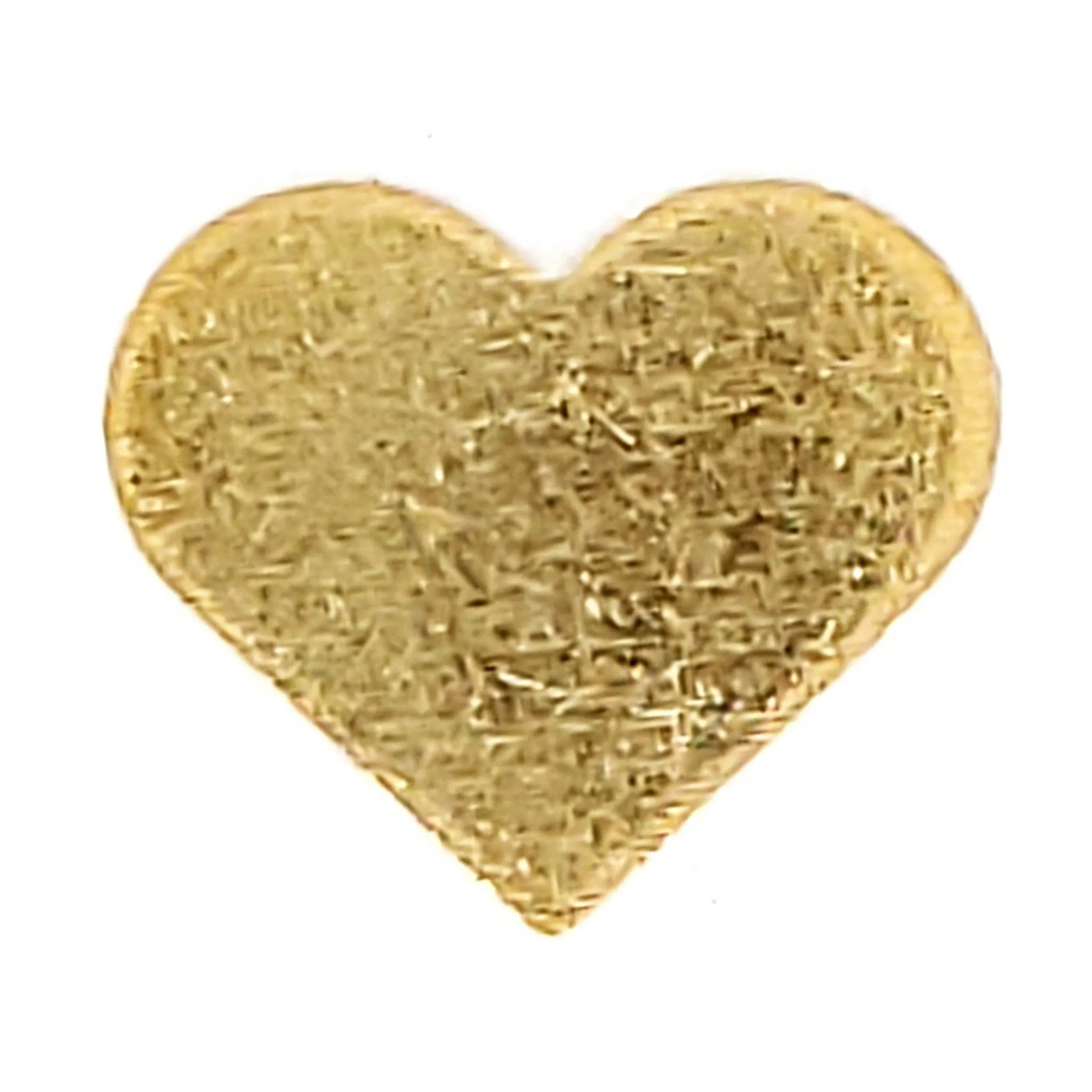 Brass Blank Heart Pendant / SBB0199