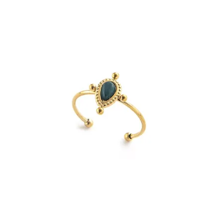 Bree | 14k Gold Plated Adjustable Ring