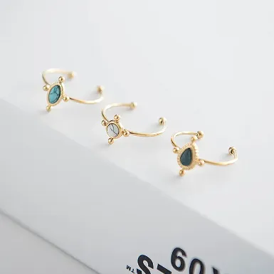 Bree | 14k Gold Plated Adjustable Ring