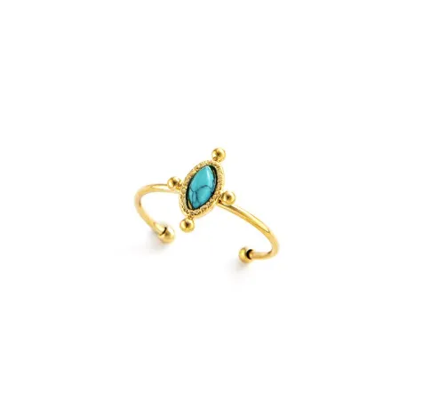 Bree | 14k Gold Plated Adjustable Ring