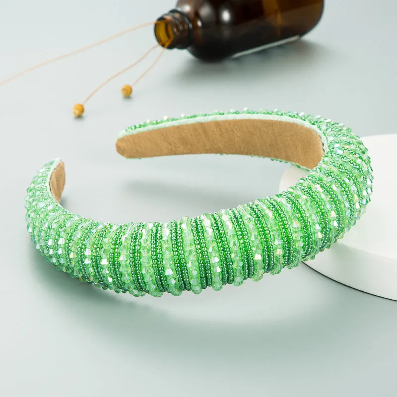 candy color beaded headband