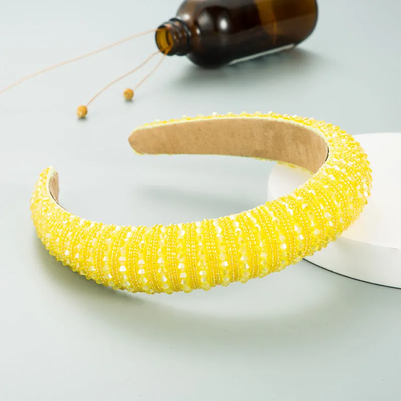 candy color beaded headband
