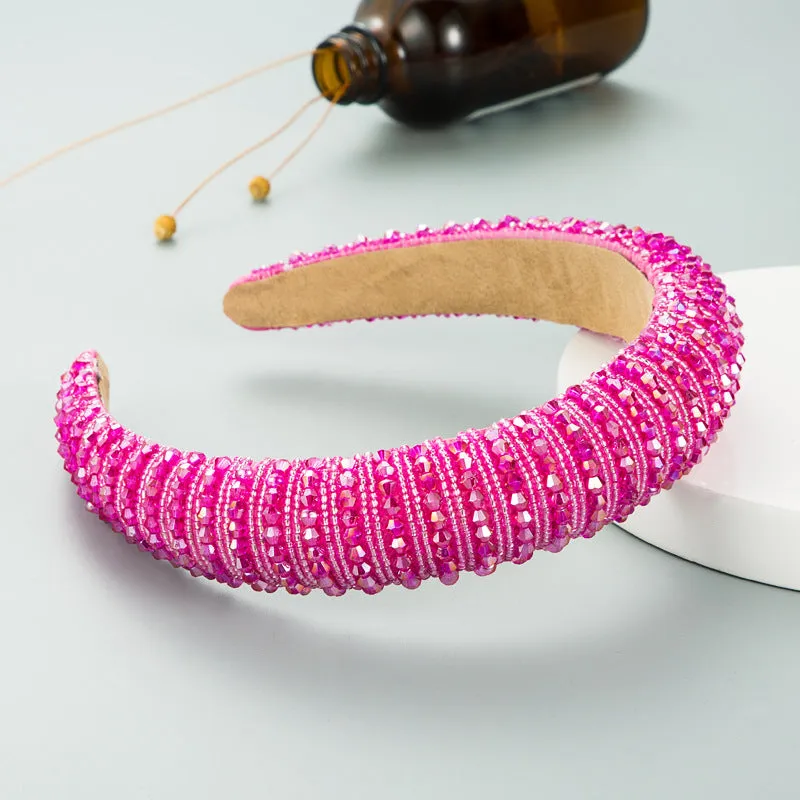 candy color beaded headband