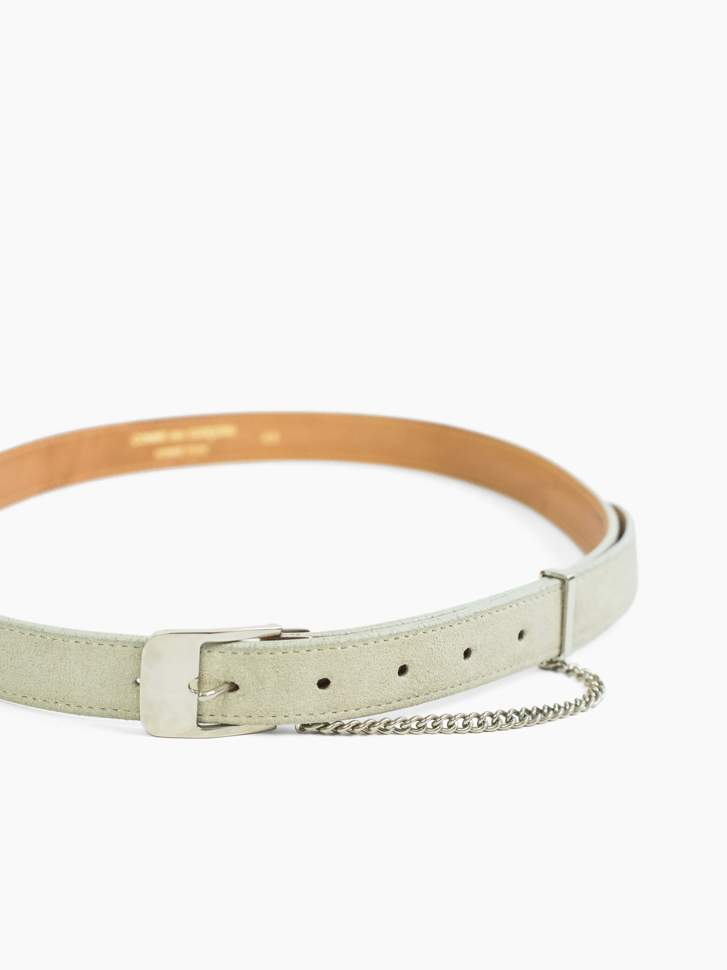 Comme des Garçons Homme Plus Suede Chain Belt