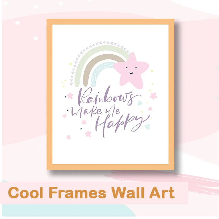 Cool Frames Wall Art (Set of 4)