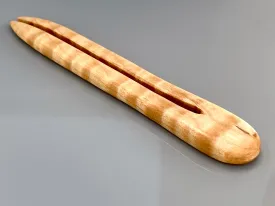 Curly Maple wood hair pin, light wooden hair pin, wooden hair fork, wood hair pick