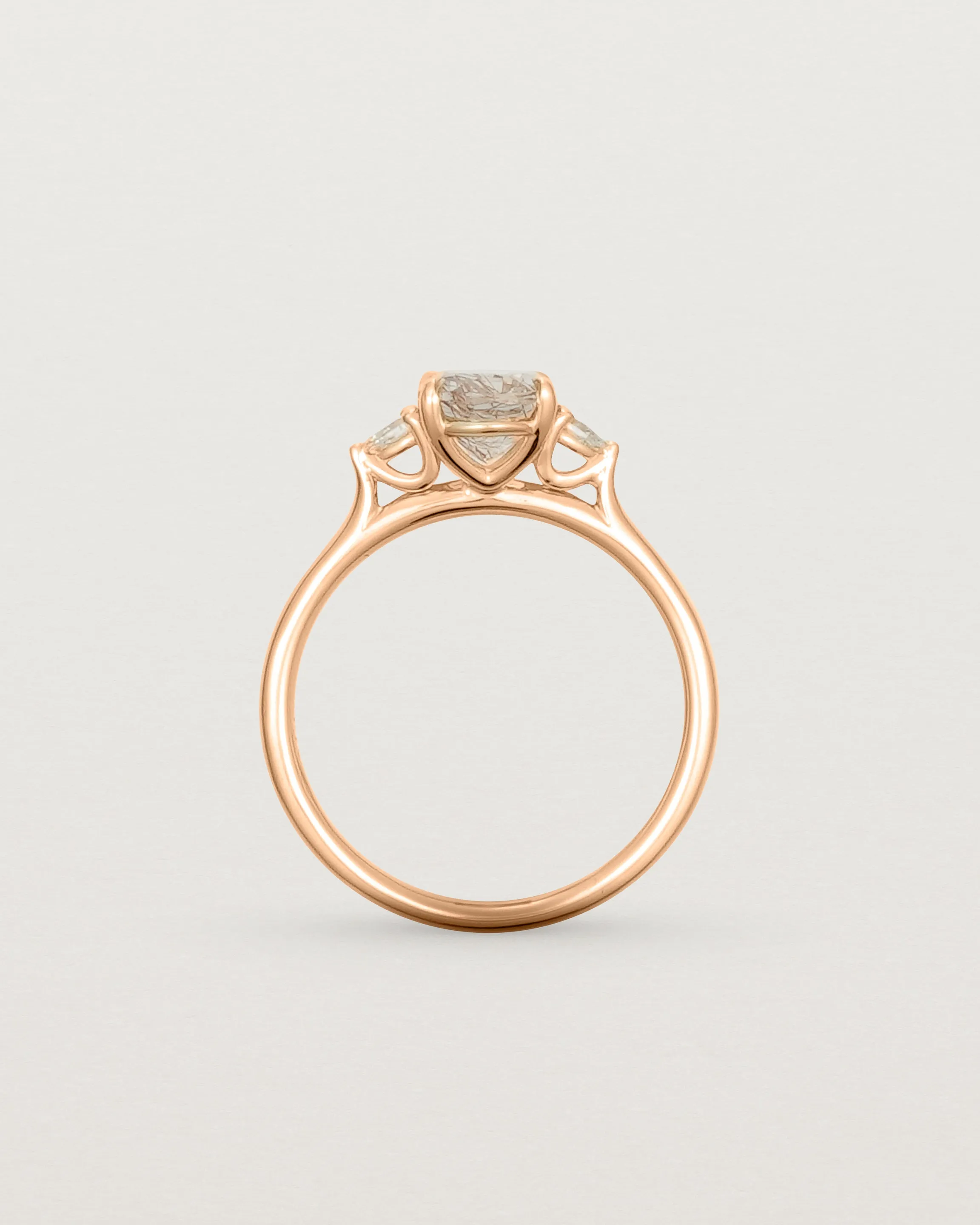 Delphine Ring | Rutilated Quartz & Diamonds